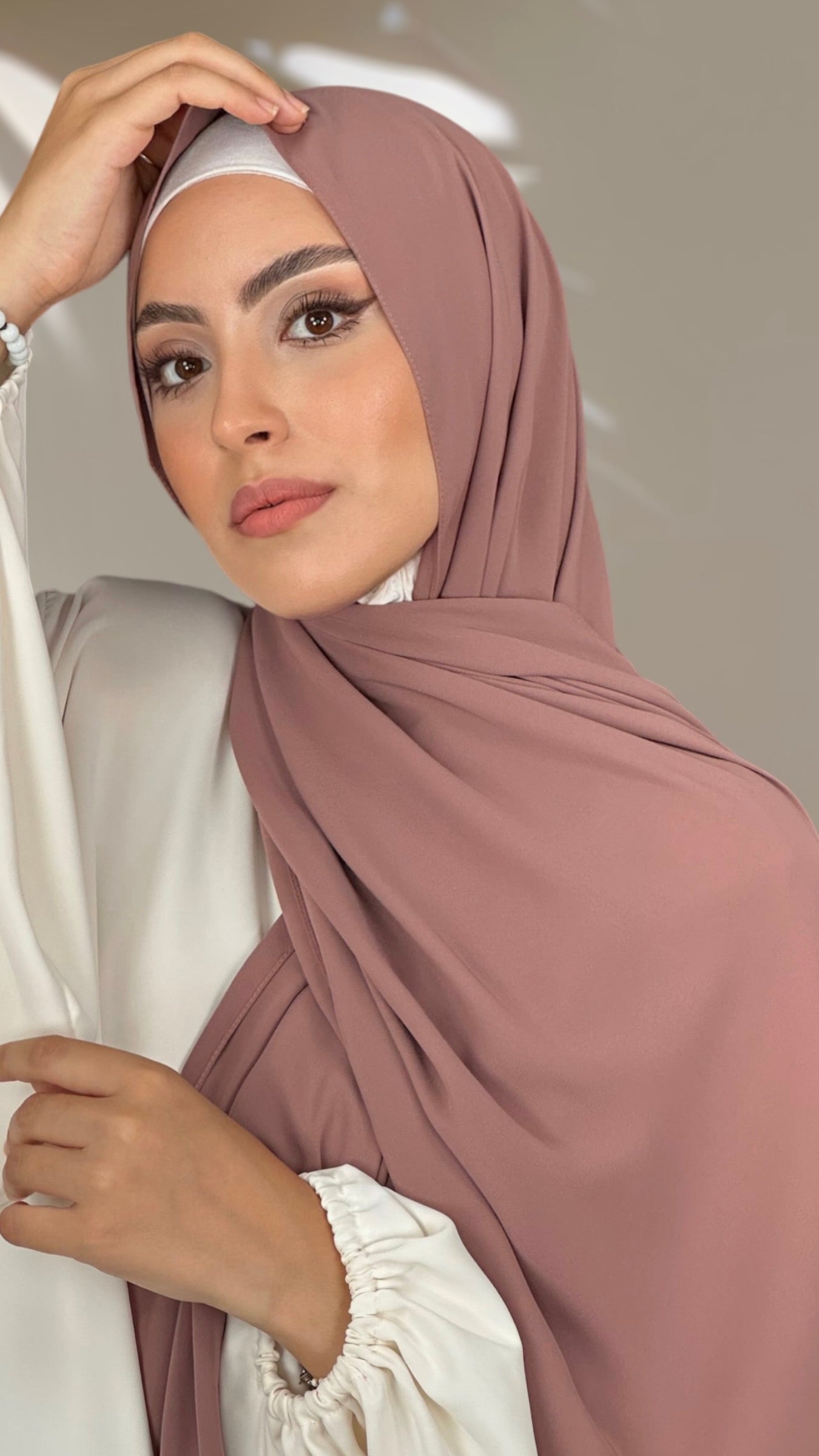 Hijab PREMIUM CHIFFON Antique Pink
