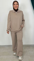Carica l'immagine nel visualizzatore della galleria, Tuta active zip taupe
