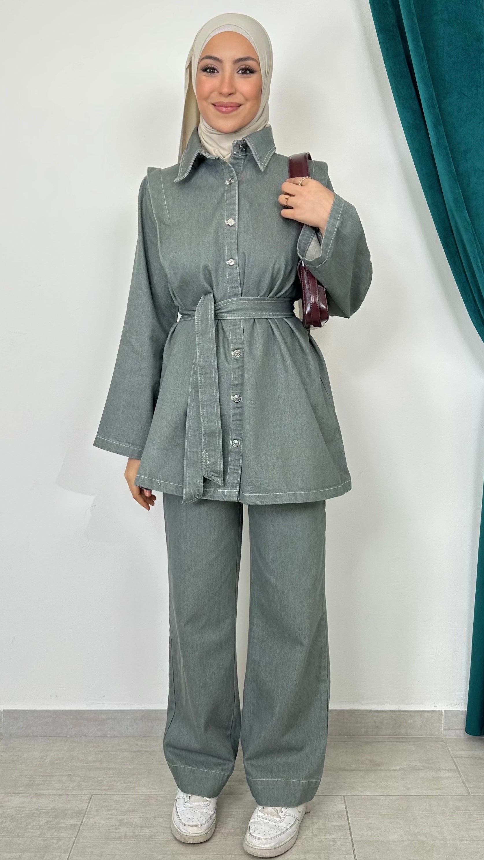 Completo Modest Denim - Hijab Paradise 