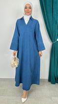Carica l'immagine nel visualizzatore della galleria, Abito Denim Pure Line - Hijab Paradise 
