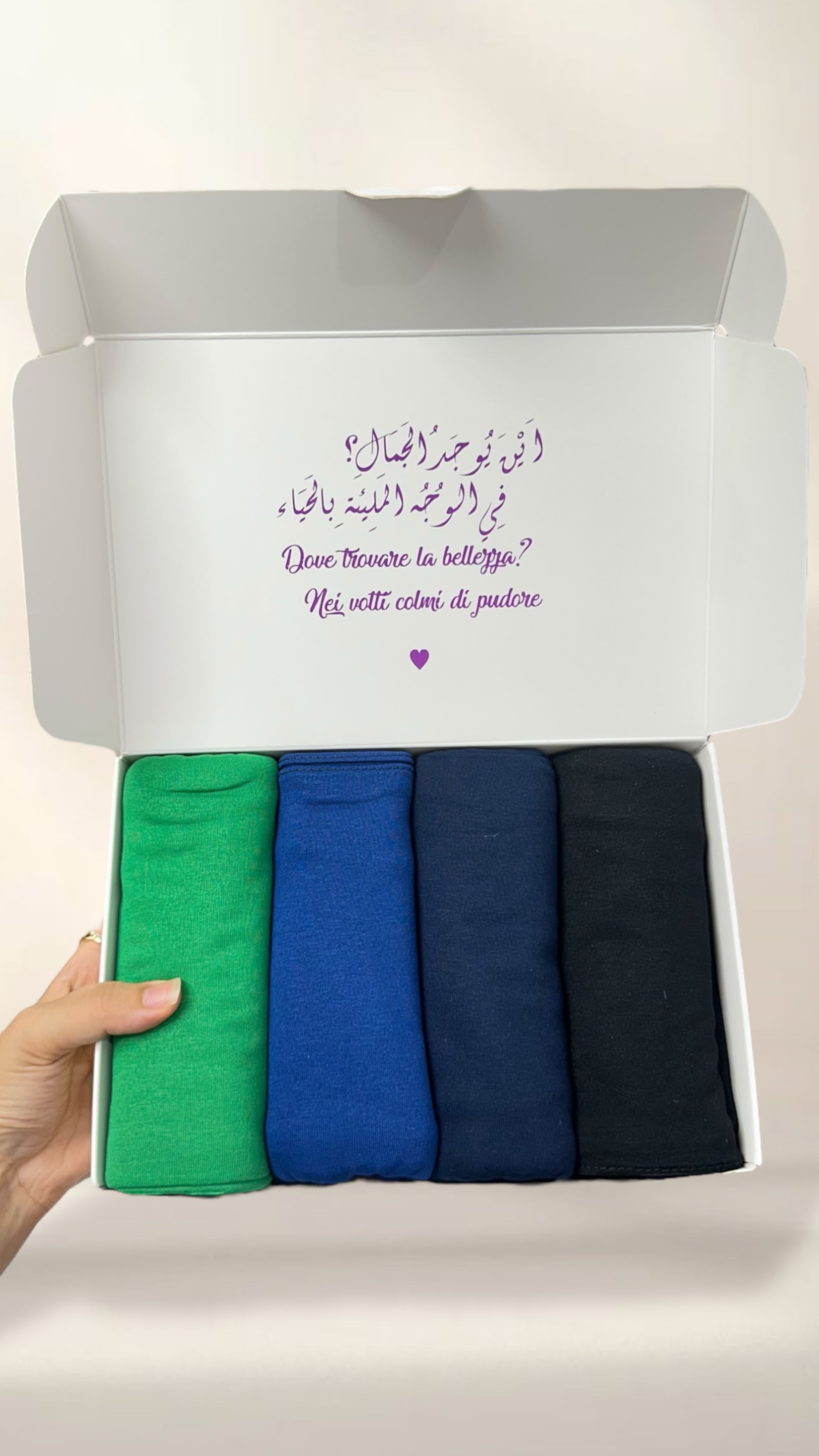 Jersey hijab box
