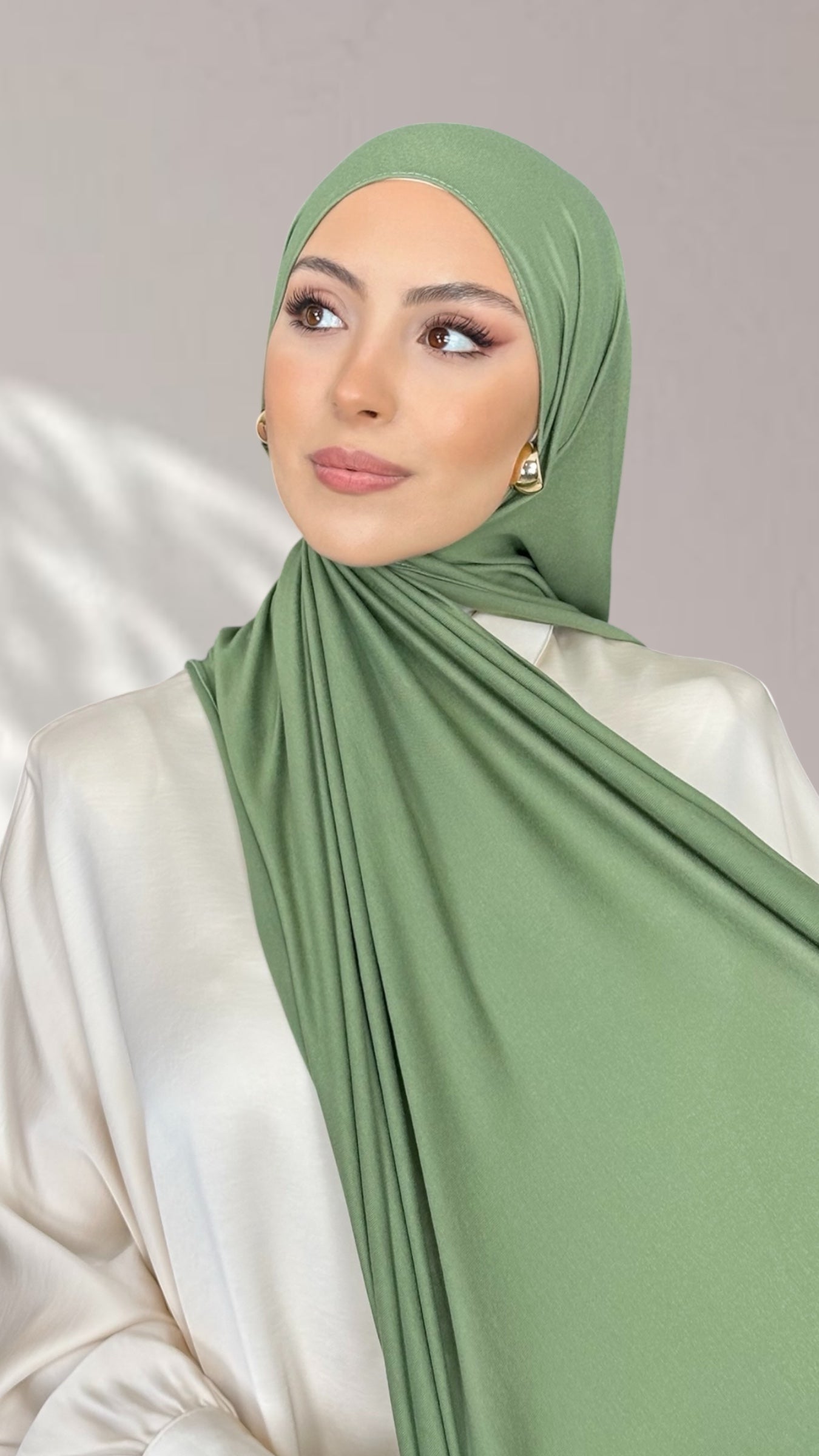 Jersey Hijab - Verde Oliva