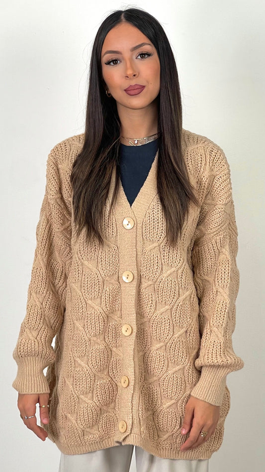 Cardigan “Soft Cable Knit”
