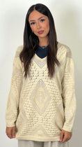 Load image into Gallery viewer, Diamond Knit Sweater – Maglione con Lavorazione Geometrica
