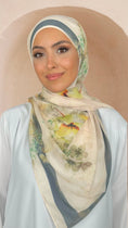 Cargar la imagen en la vista de la galería, Blossom Hijab, Hijab con fantasia, hijab floreale, colorato, Hijab paradise
