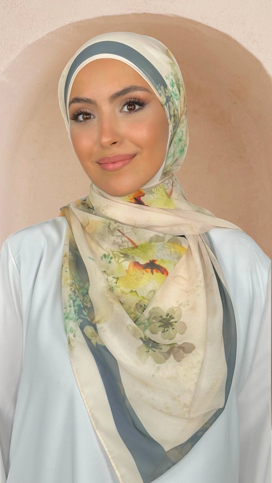 Blossom Hijab, Hijab con fantasia, hijab floreale, colorato, Hijab paradise