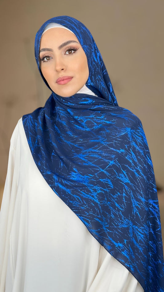 Splinter Hijab Blu Elettrico