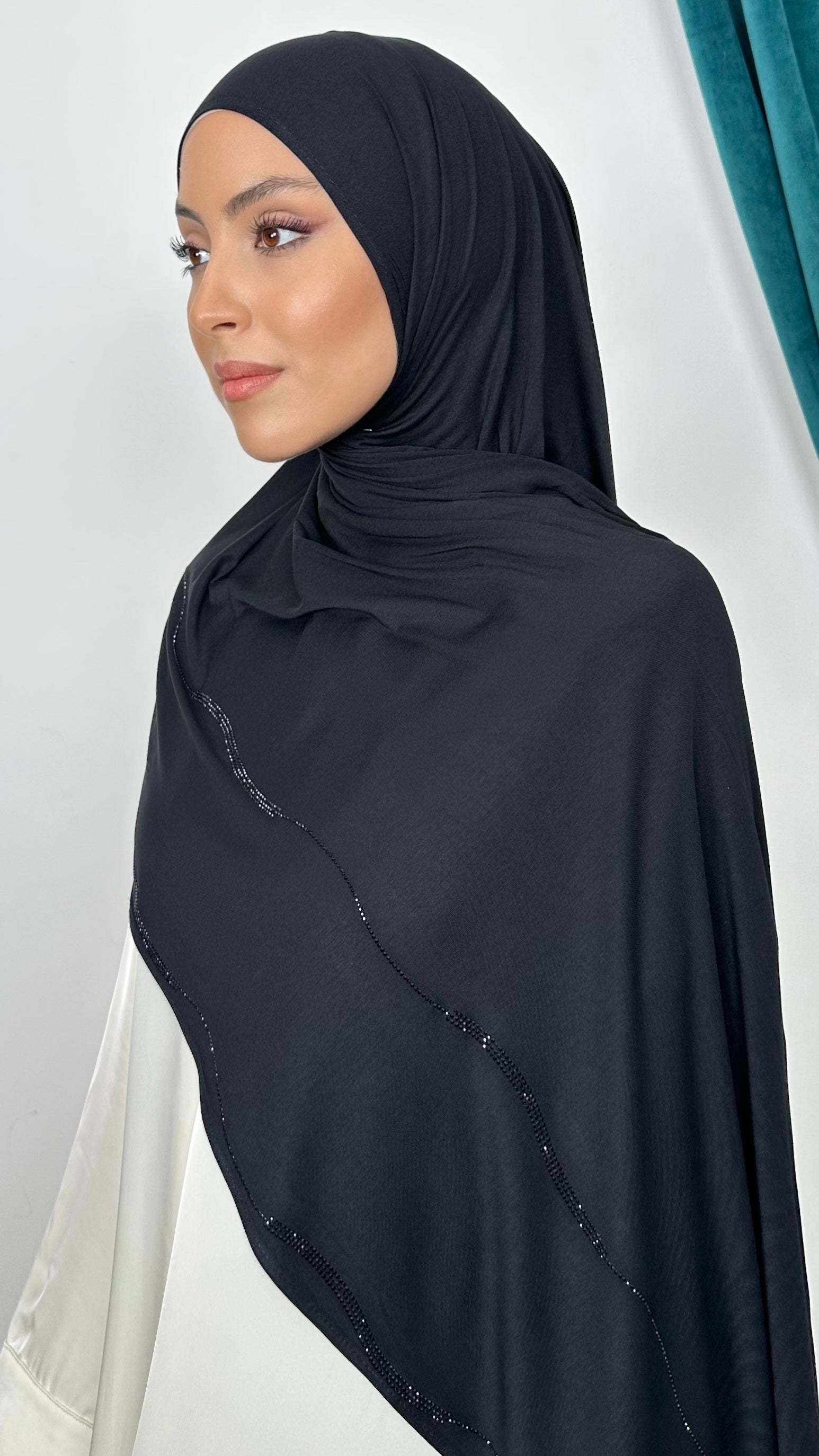 Hijab Jersey Onde di Luce