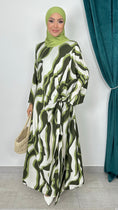 Carica l'immagine nel visualizzatore della galleria, Wave Knot Dress Verde - Hijab Paradise 
