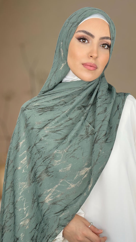 Splinter Hijab Verde Veneziane