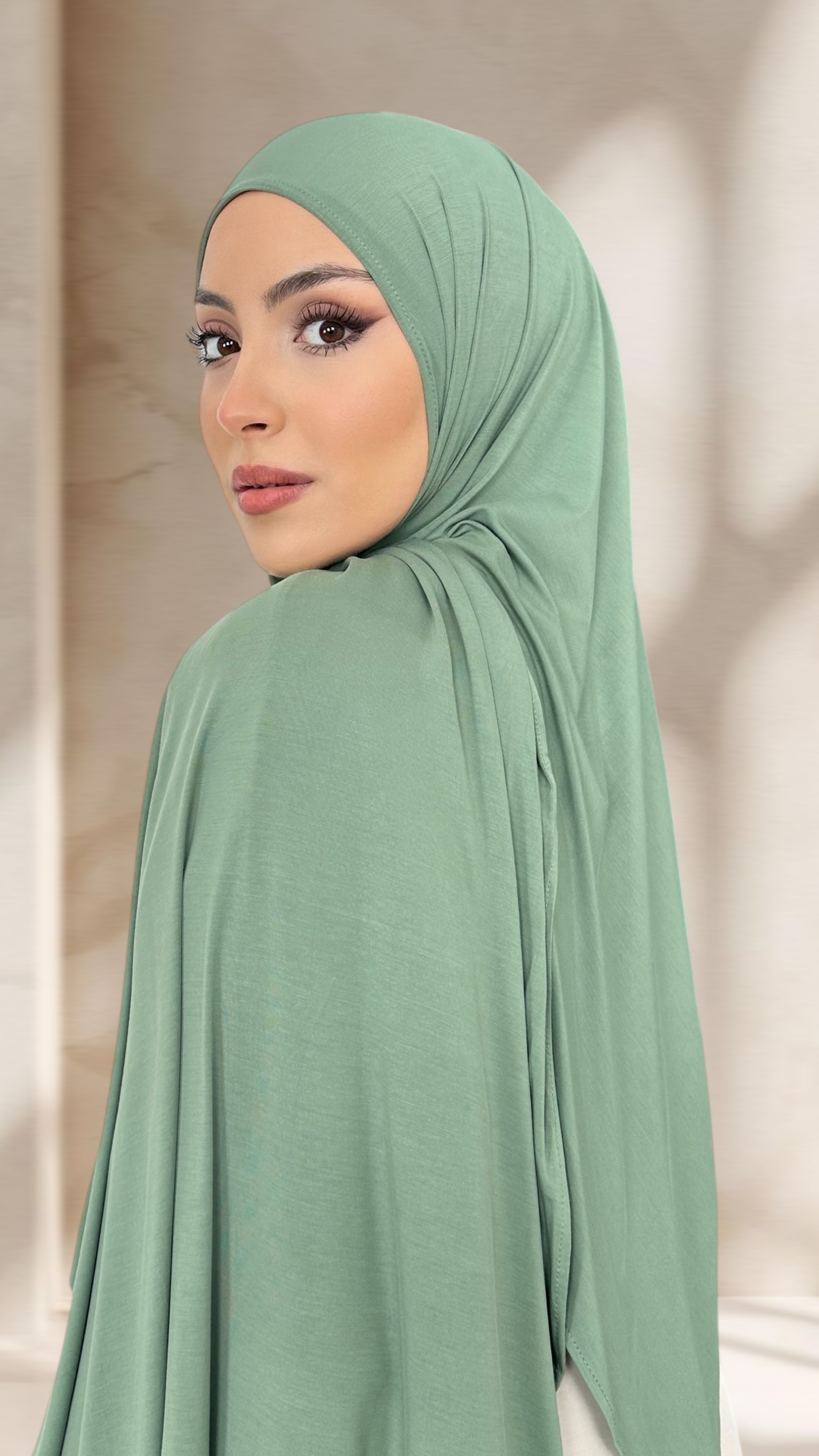 Bamboo Hijab Verde Veneziane