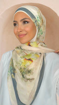 Cargar la imagen en la vista de la galería, Blossom Hijab, Hijab con fantasia, hijab floreale, colorato, Hijab paradise
