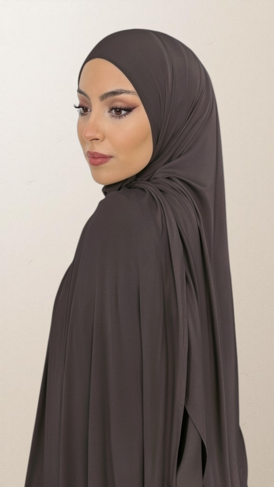 Bamboo Hijab Brown - Hijab Paradise 
