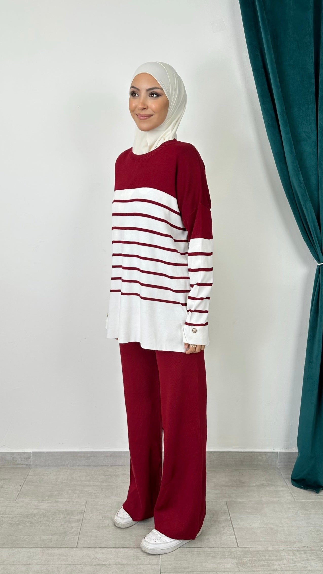 Completo Maglia & Pantalone “Lina” a Righe