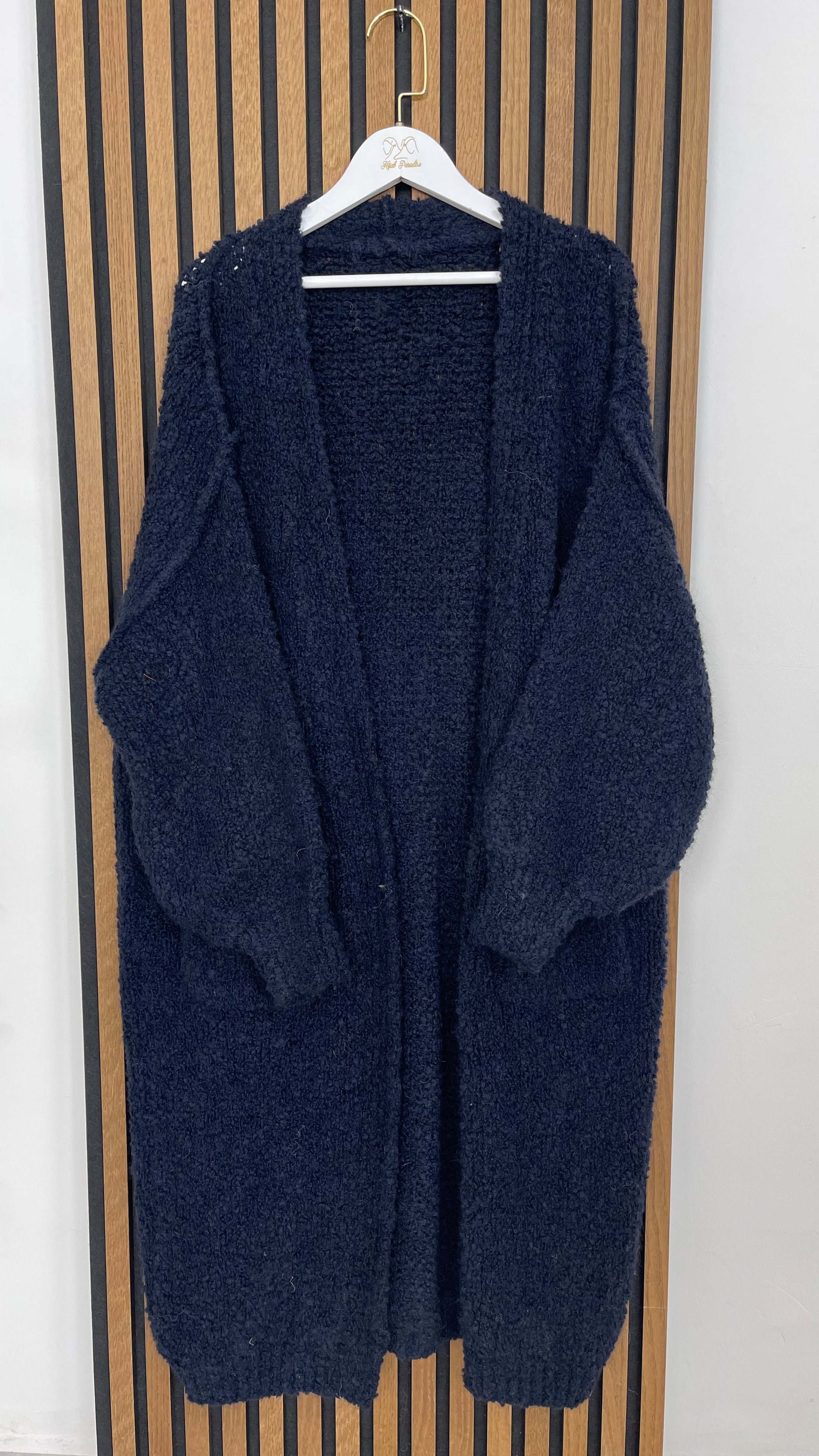 Cardigan Lungo Blu Notte