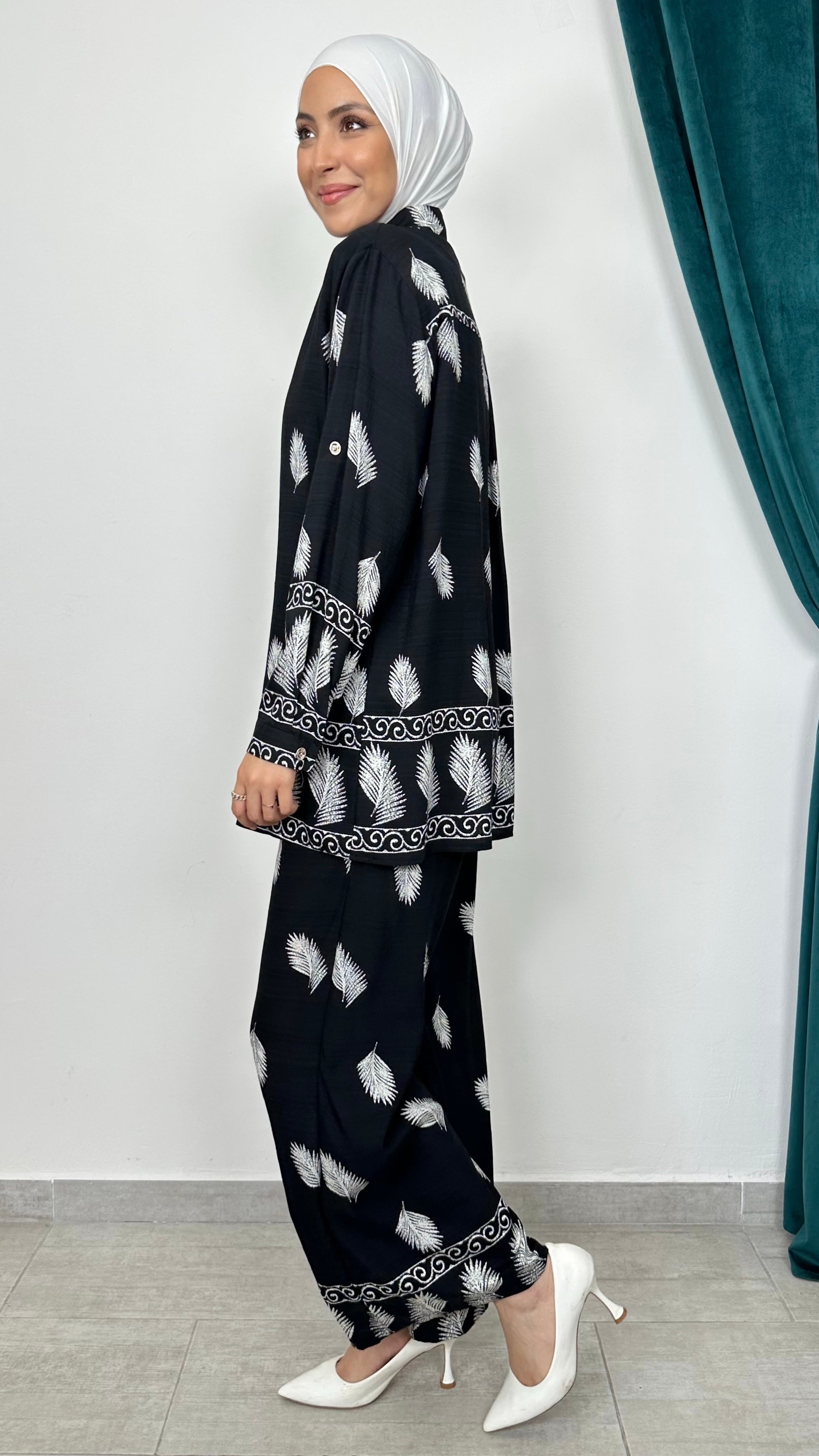 Coastal Palm Set Nero