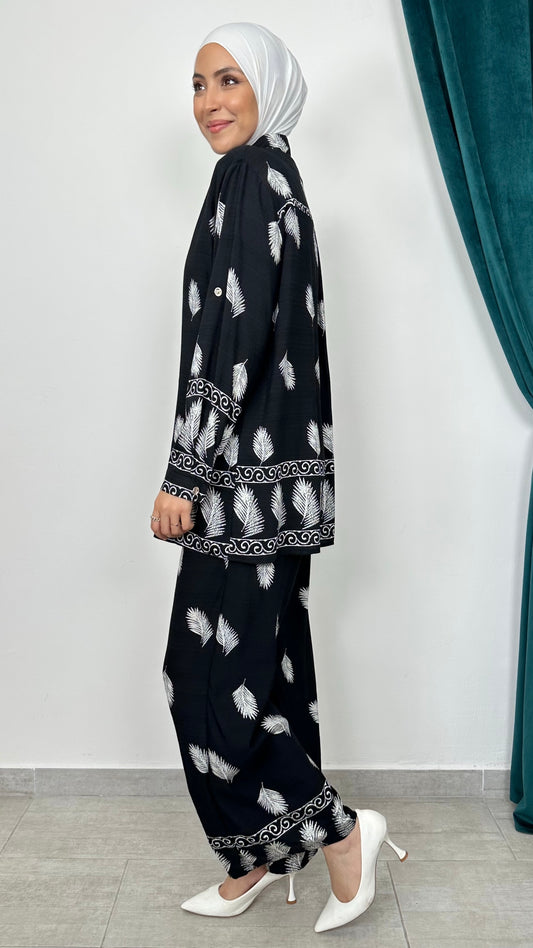 Coastal Palm Set Nero