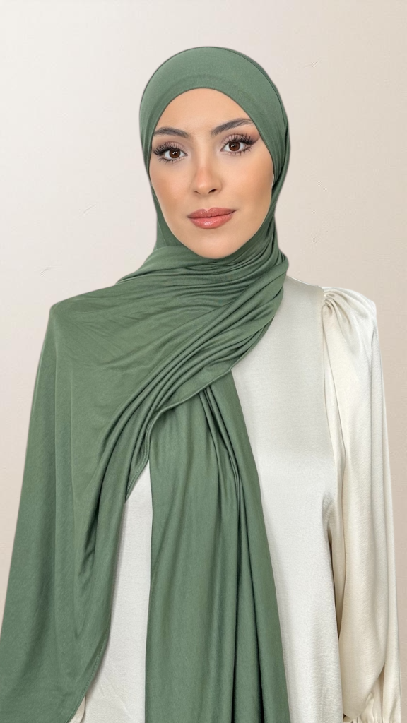 Hijab Jersey Cotton PureSoft con Bonnet Integrato - Hijab Paradise 