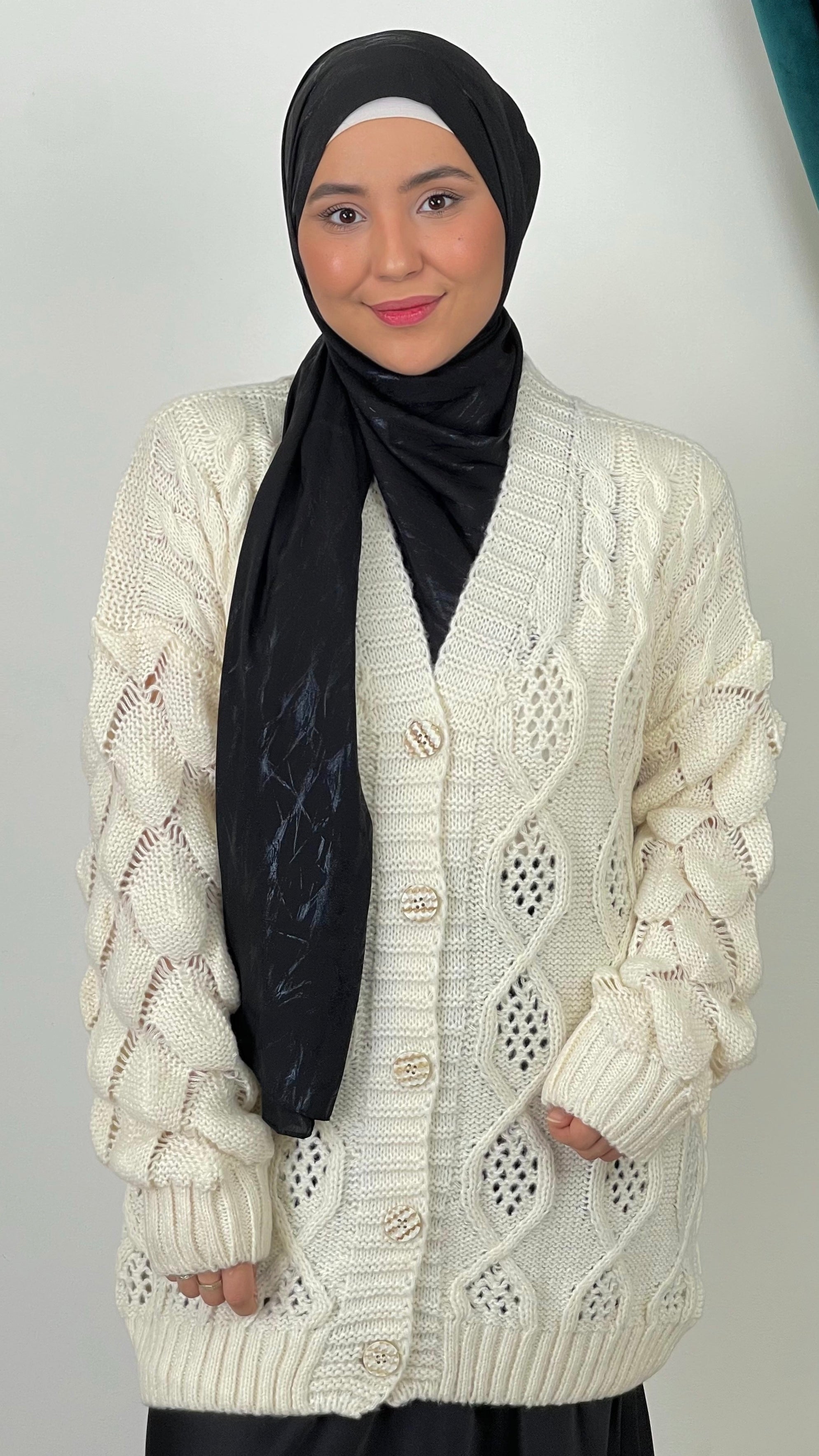 Cardigan “Elegant Weave”