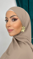 Bild in Galerie-Betrachter laden, Premium Slim Hijab Beige Scuro
