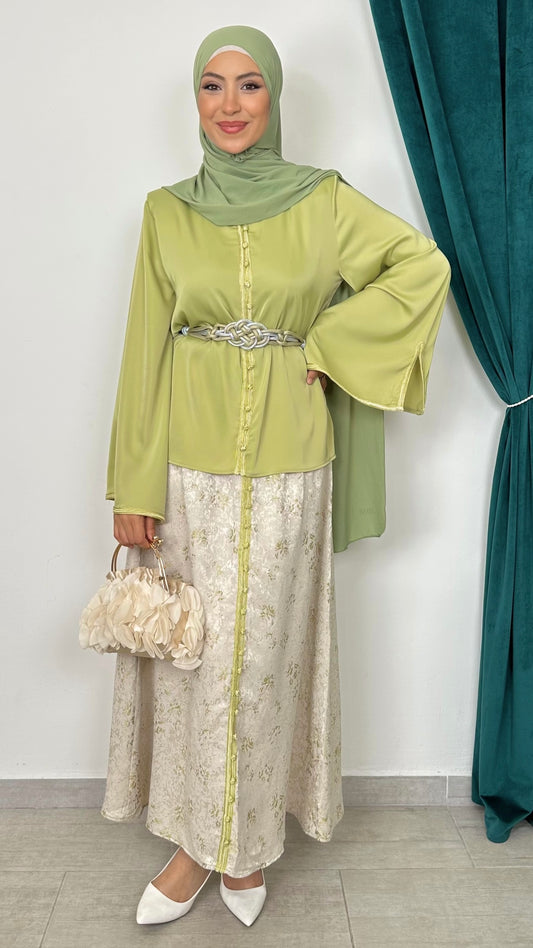 Coordinato Aurea Avocado - Hijab Paradise 