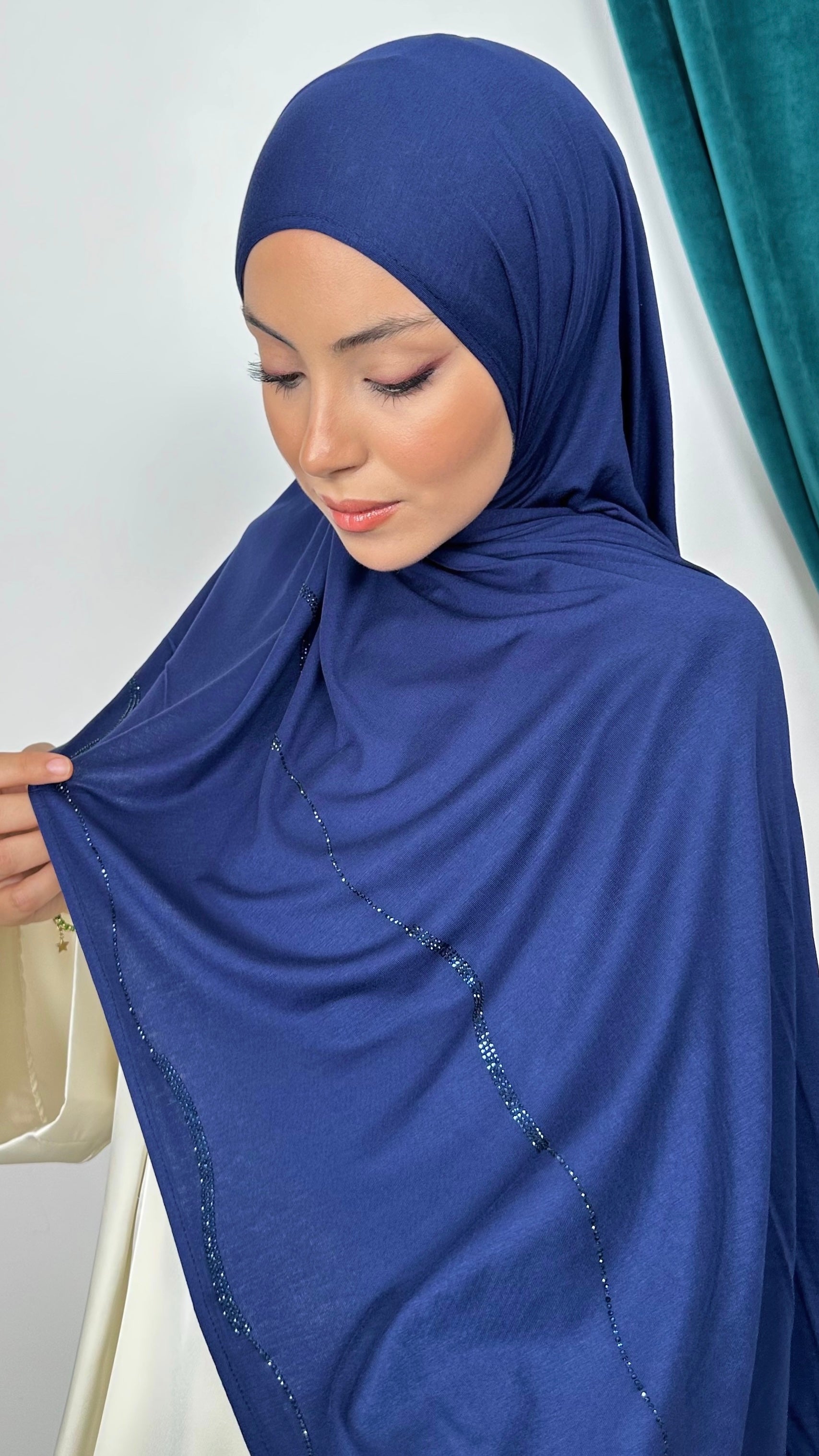 Hijab Jersey Onde di Luce