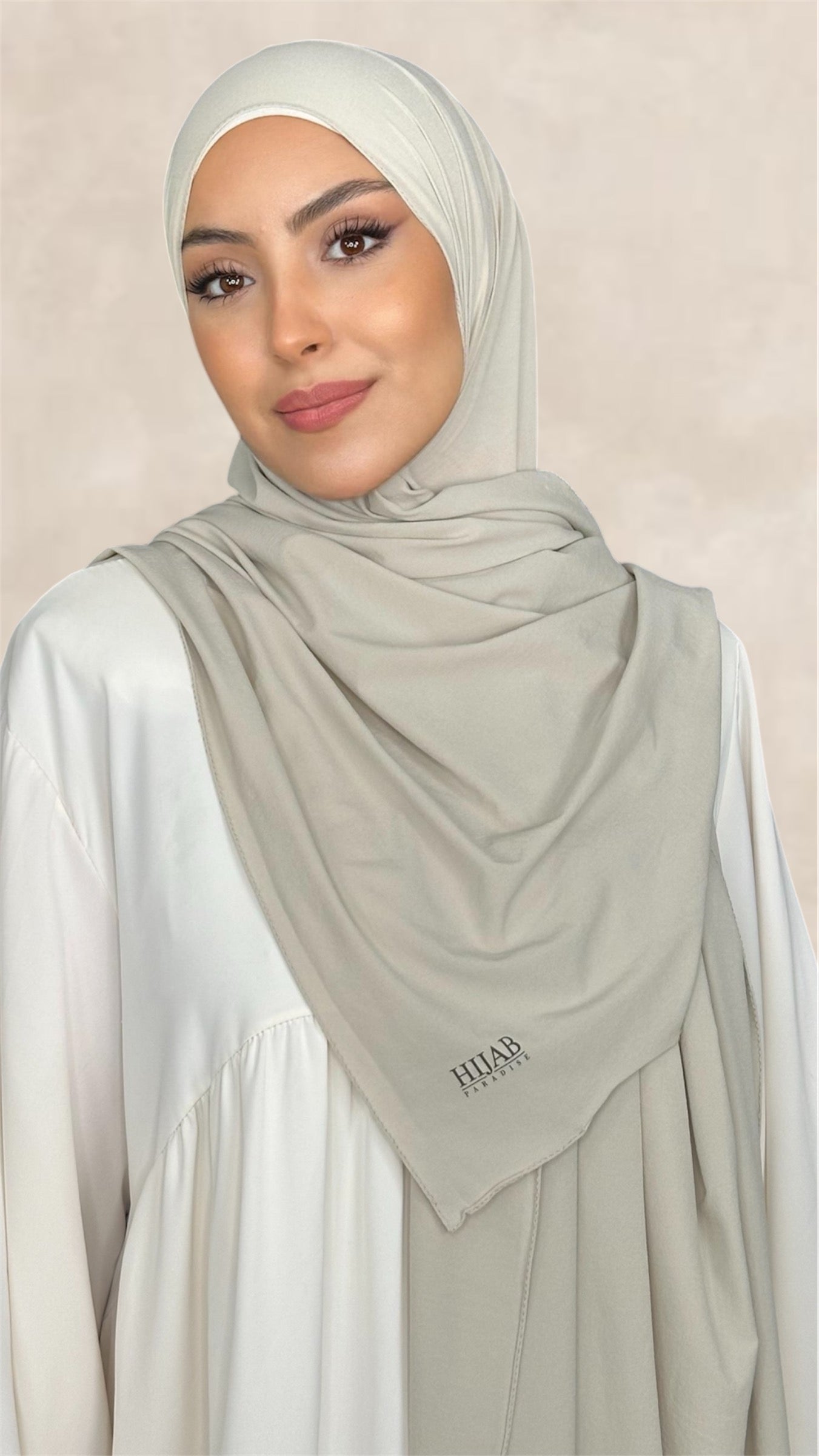 Slim Hijab Conchiglia chiaro