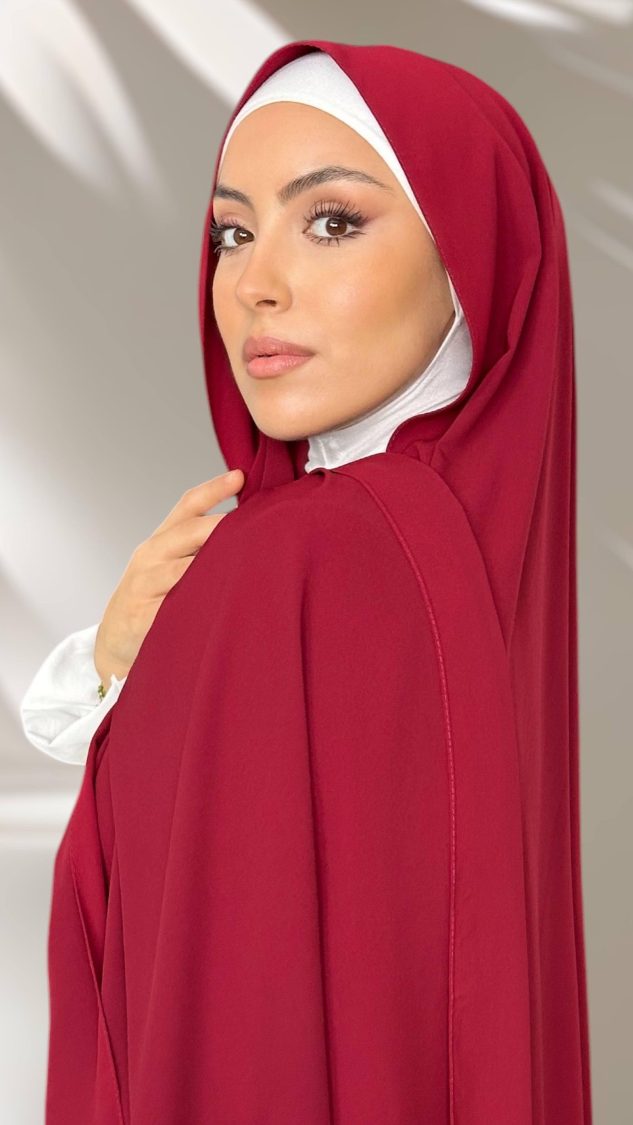 Hijab PREMIUM CHIFFON Bordeaux