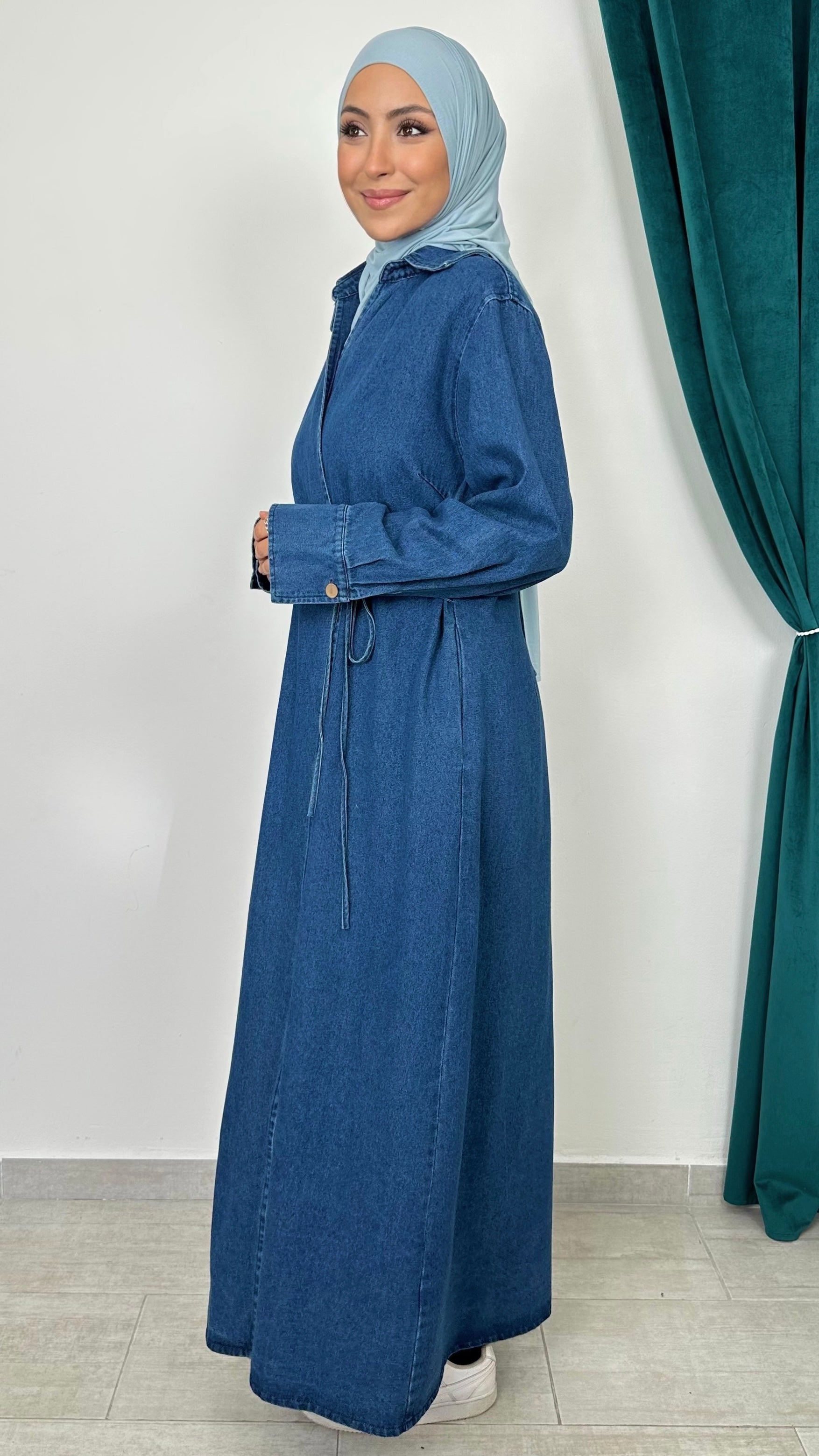 Abito Denim Regolabile - Hijab Paradise 