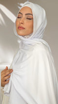 Load image into Gallery viewer, Hijab PREMIUM CHIFFON White
