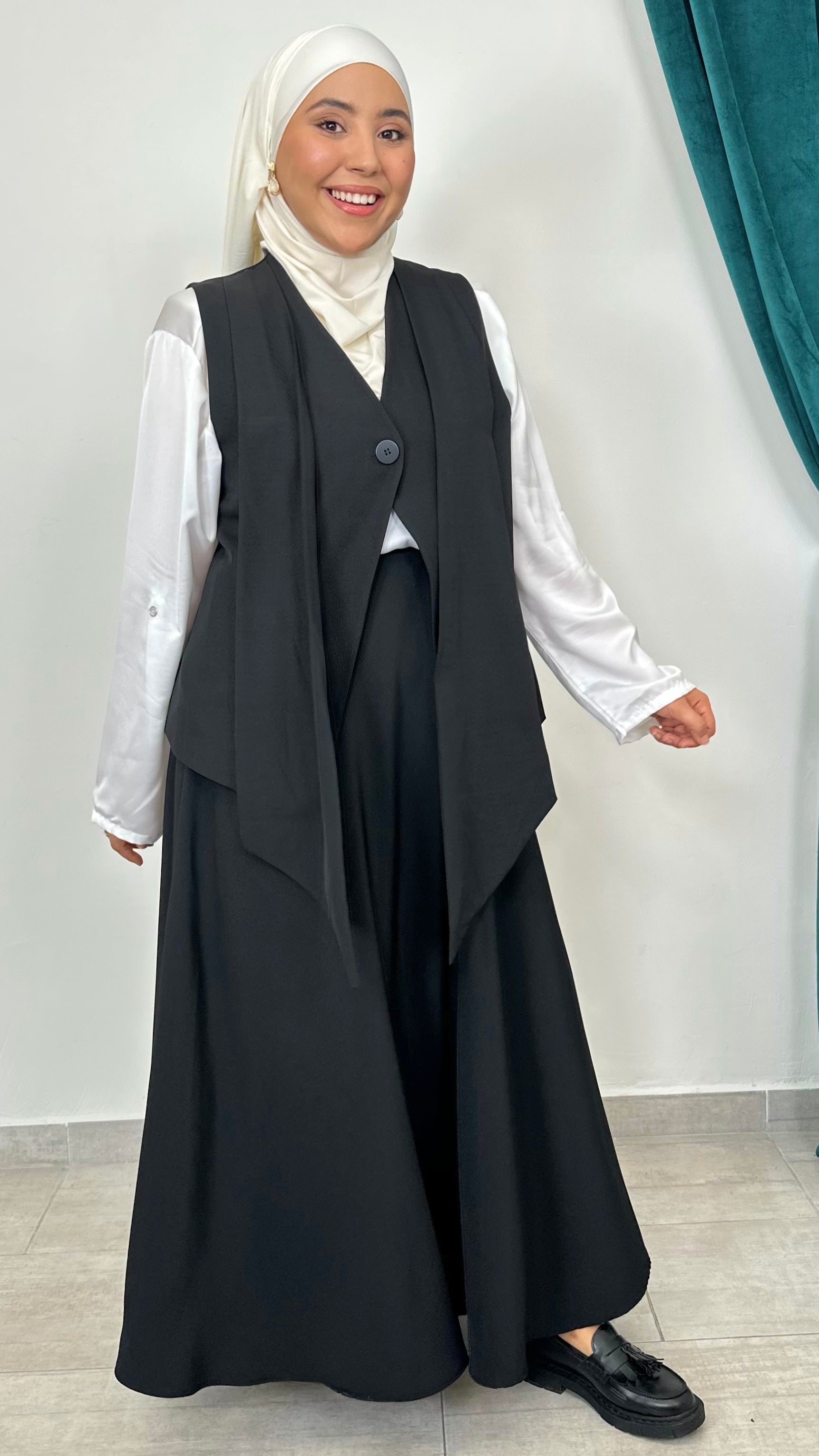 Coordinato Gilet Doppio petto con gonna