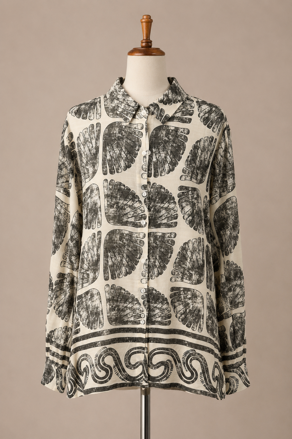 Camicia Solenne Grigio Scuro