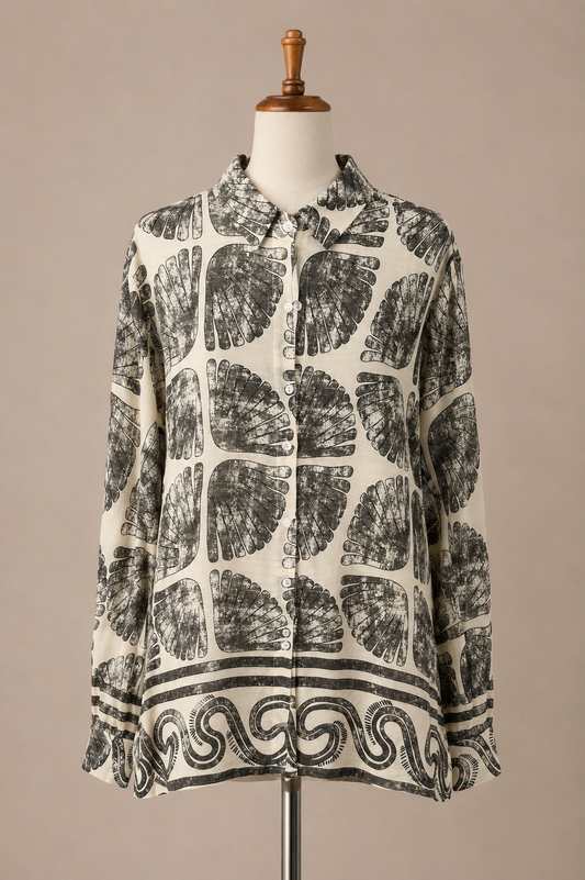 Camicia Solenne Grigio Scuro