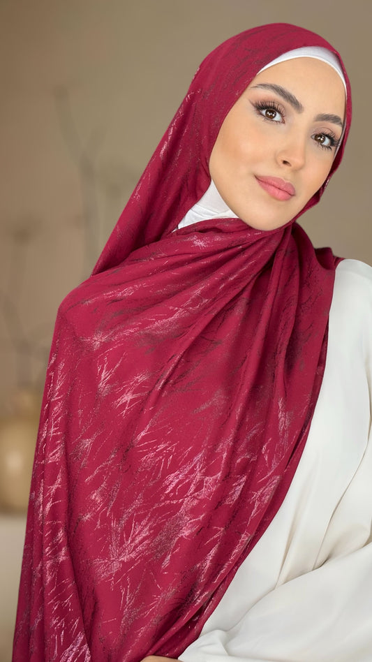 Splinter Hijab Bordeaux