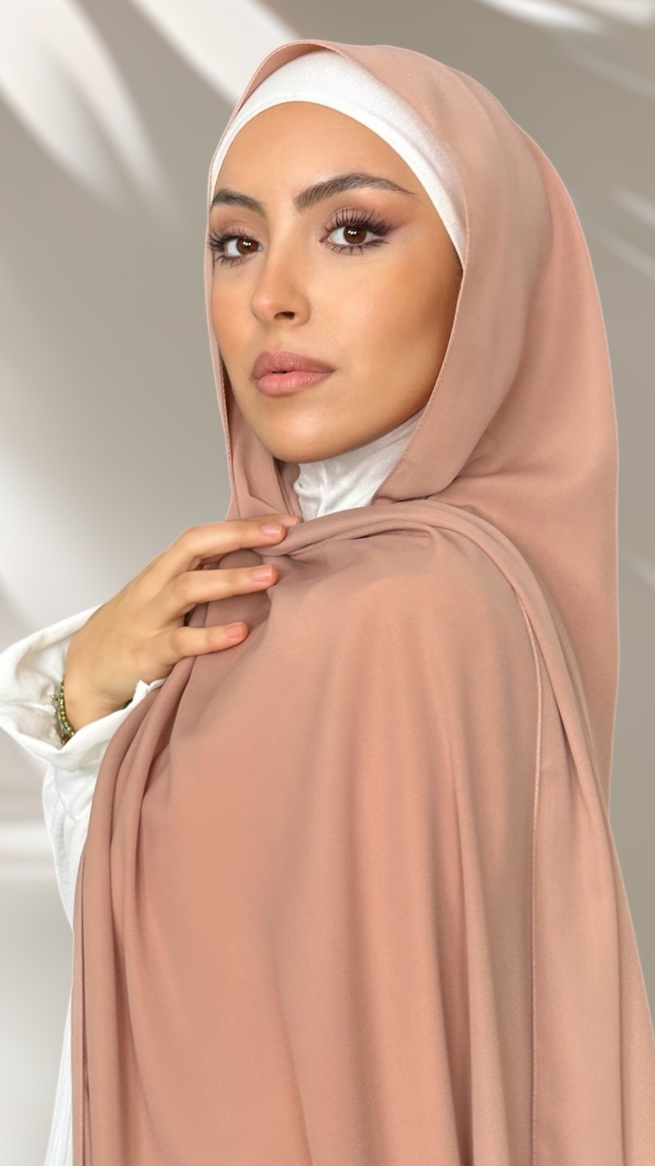 Hijab PREMIUM CHIFFON Rosa Cipria