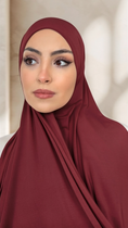 Bild in Galerie-Betrachter laden, Bamboo Hijab Rosso Borgogna - Hijab Paradise 
