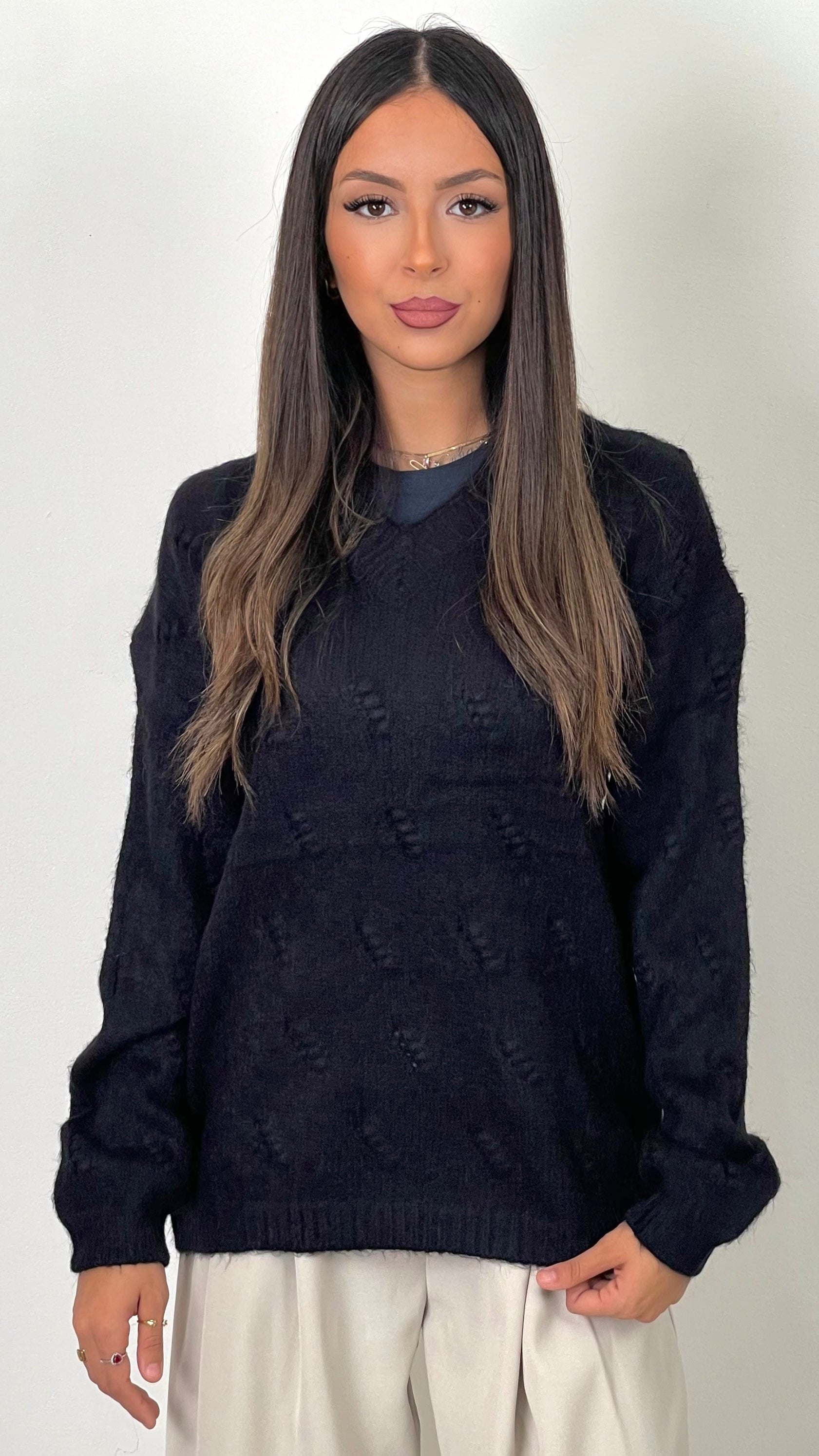 Maglione “Open Knit Soft”