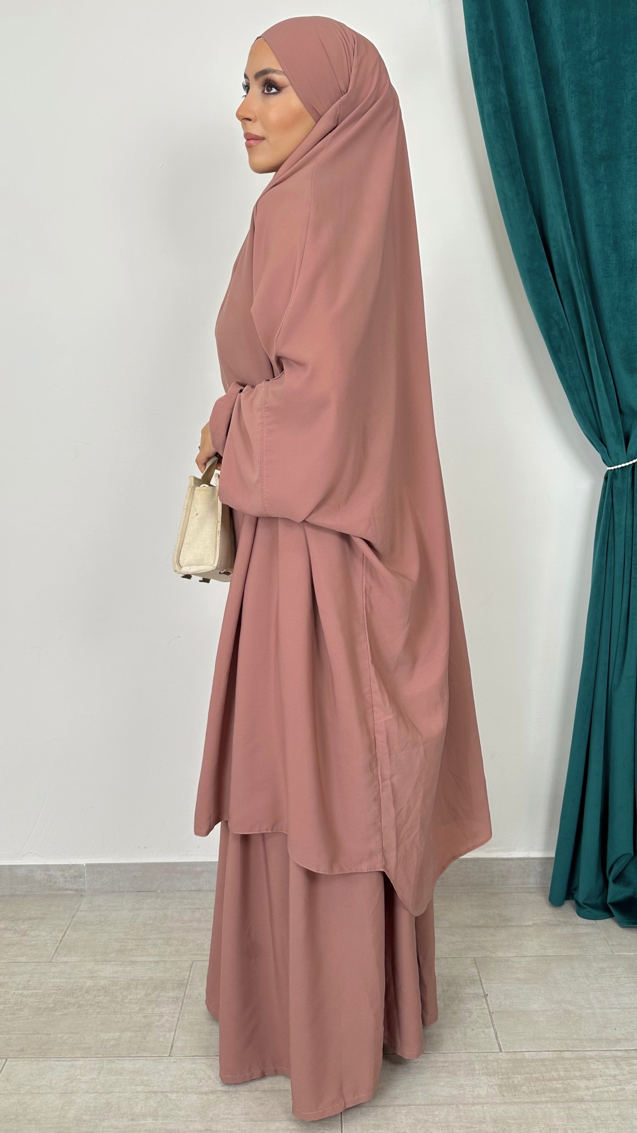 Basic Khimar con gonna