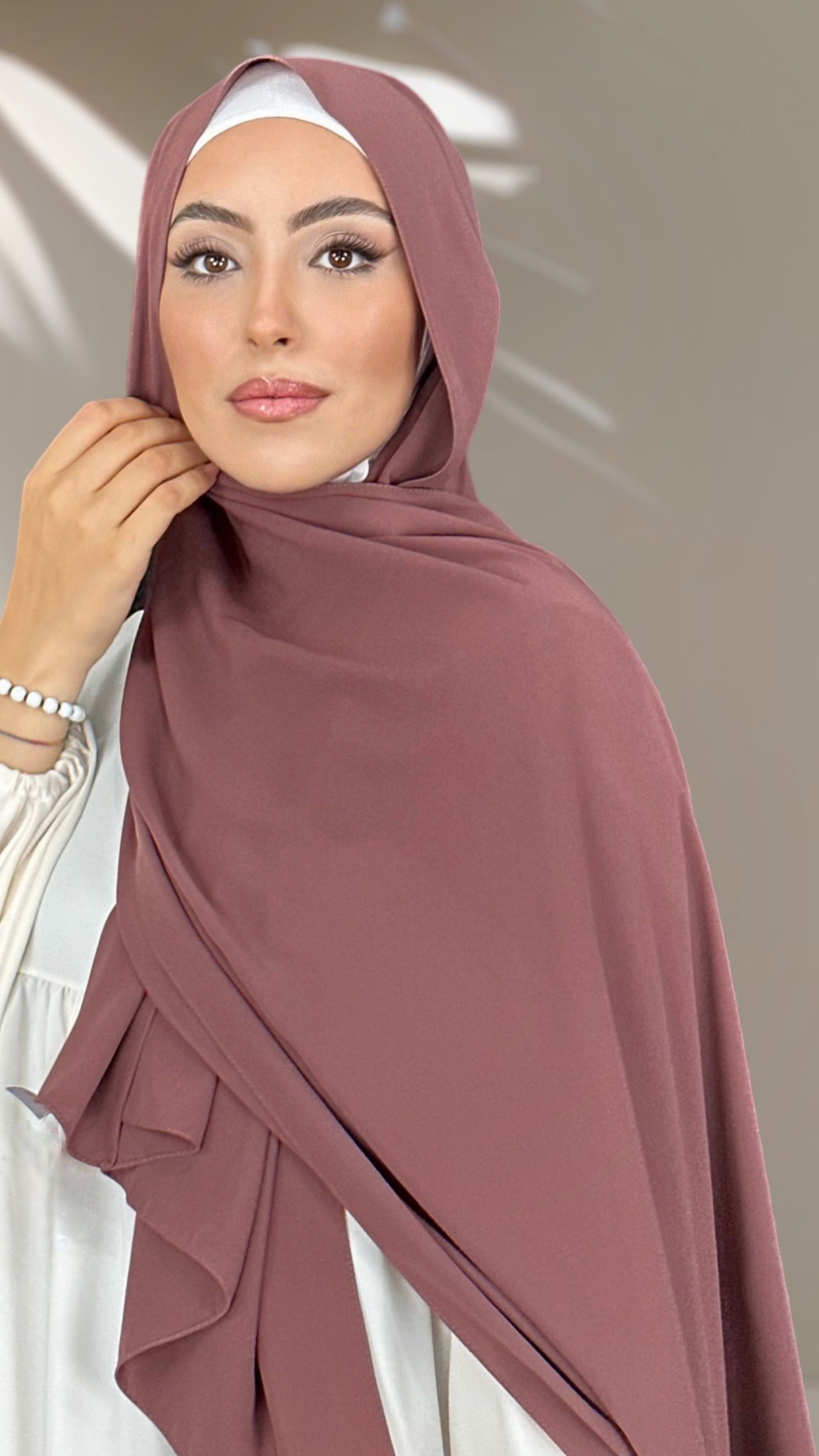 PREMIUM CHIFFON Tortora Rosato - Hijab Paradise 