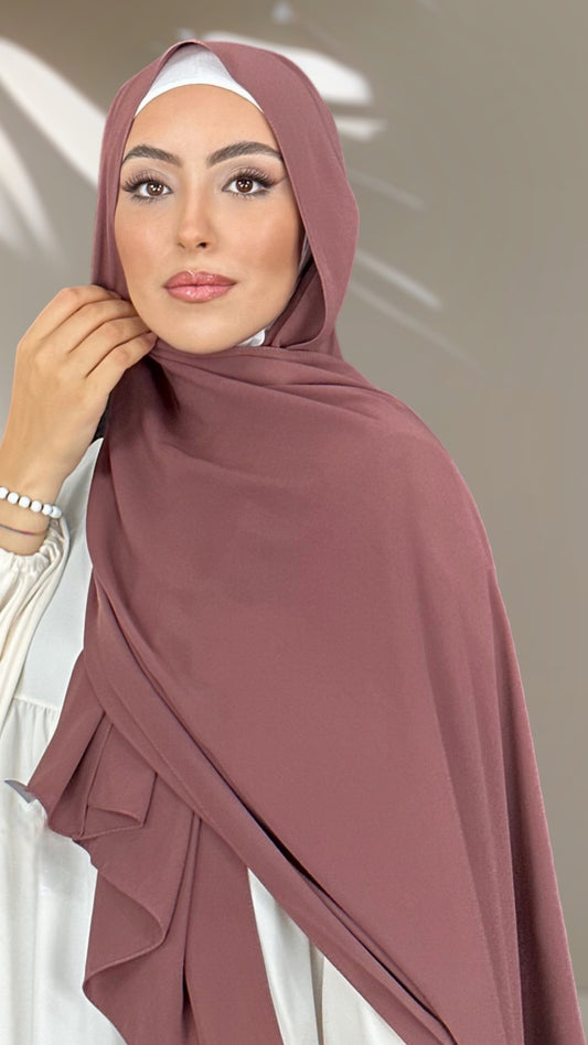 PREMIUM CHIFFON Tortora Rosato - Hijab Paradise 