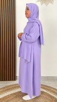 Cargar la imagen en la vista de la galería, Baby Abaya Ensemble lilla
