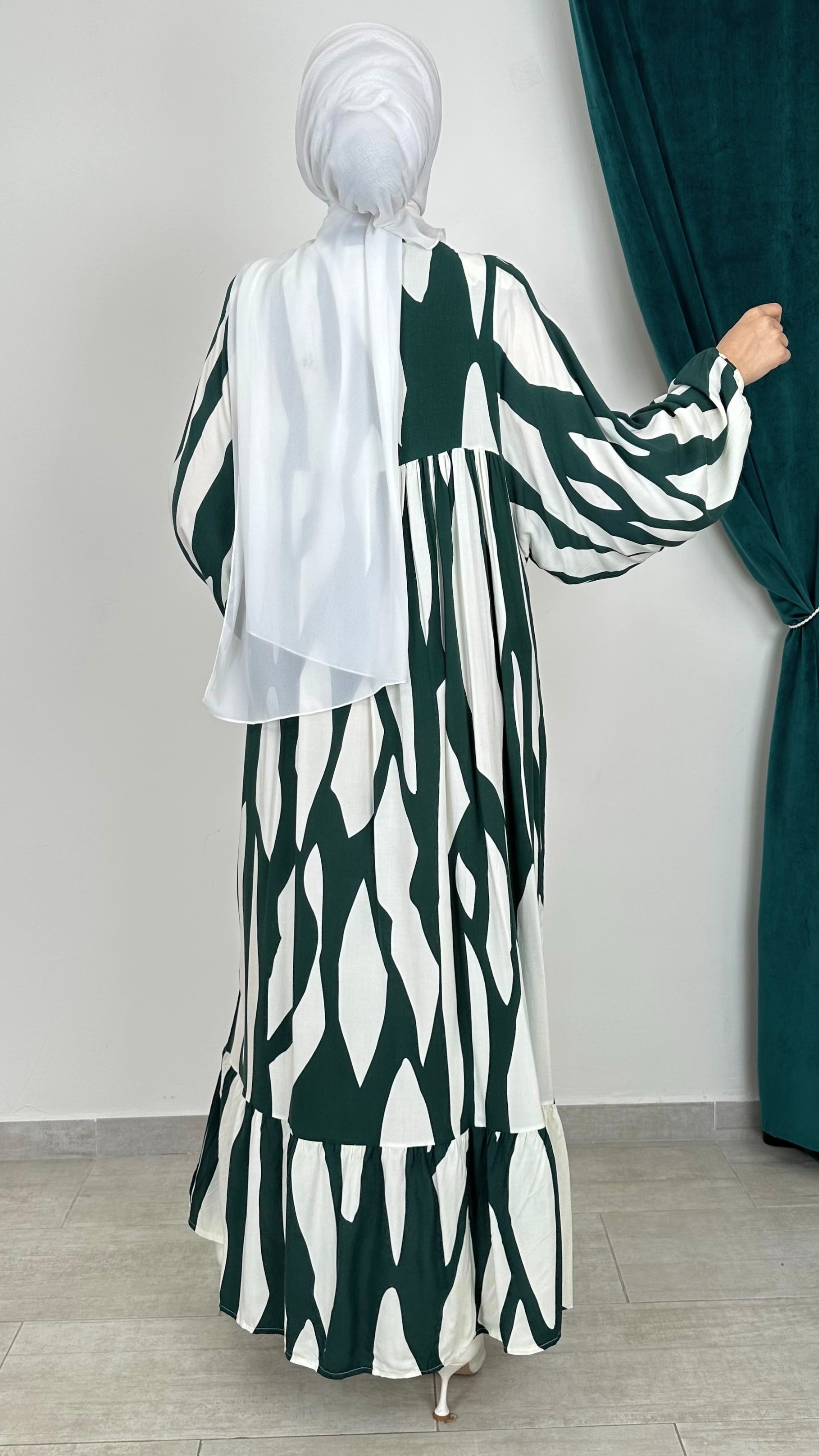 Vestito oversize maniche larghe