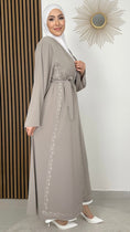 Bild in Galerie-Betrachter laden, Kimono Ghiaia Elegante con Ricami
