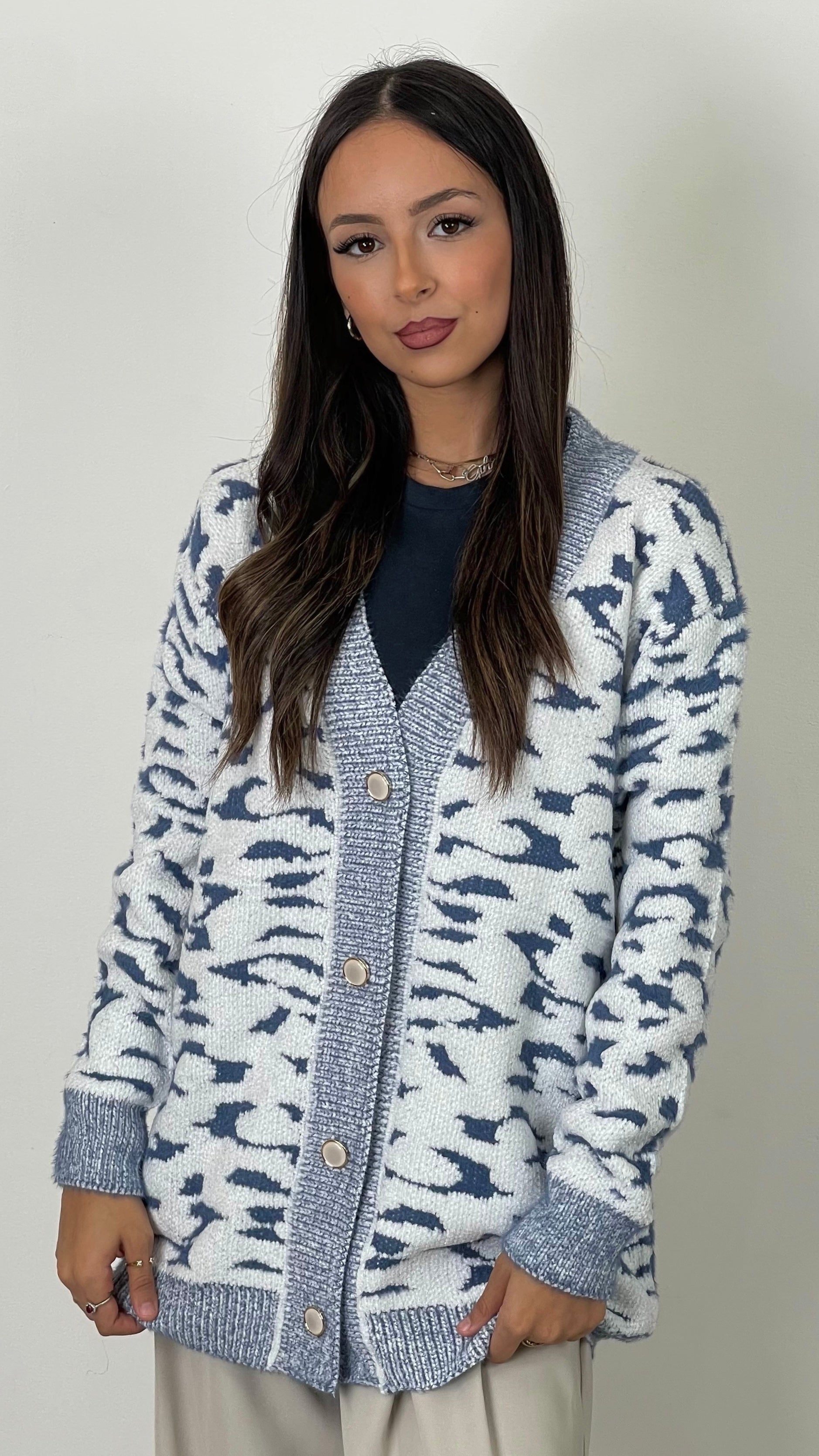 Wild Knit Cardigan – Cardigan Fantasia Animalier