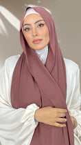 Cargar la imagen en la vista de la galería, Hijab PREMIUM CHIFFON Rosa Nude - Hijab Paradise 
