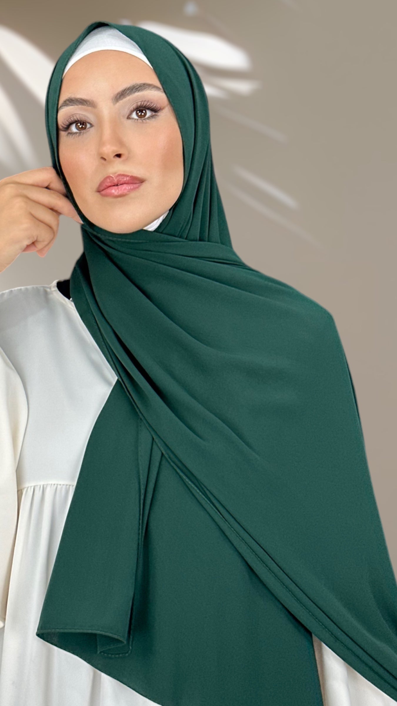 Hijab PREMIUM CHIFFON Verde siepe