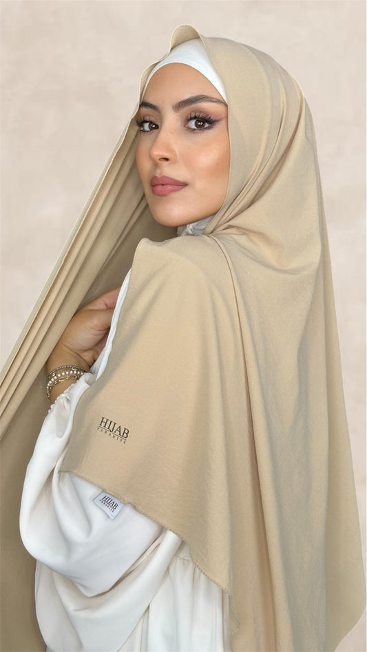 Slim Hijab Sabbia