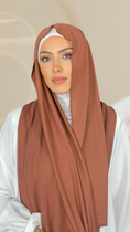 Carica l'immagine nel visualizzatore della galleria, Hijab Jersey rocher-orlo Flatlock
