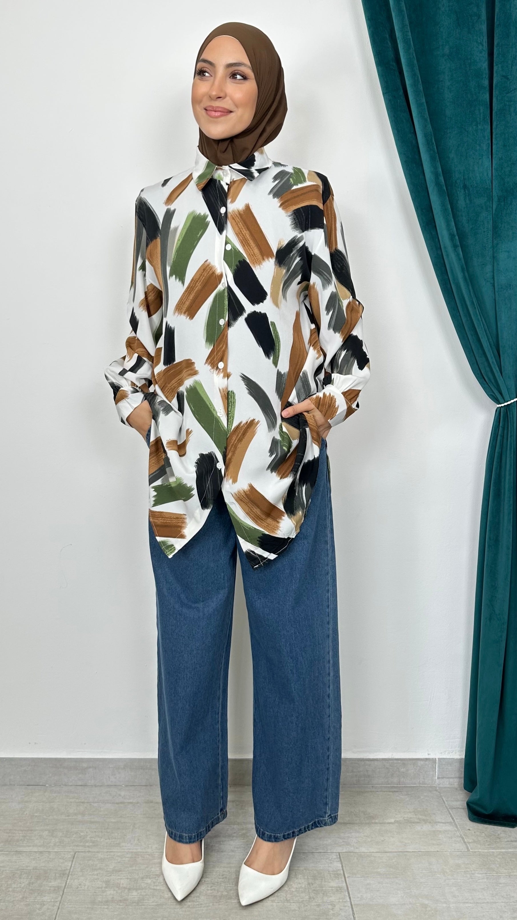 Camicia Astrid Verde