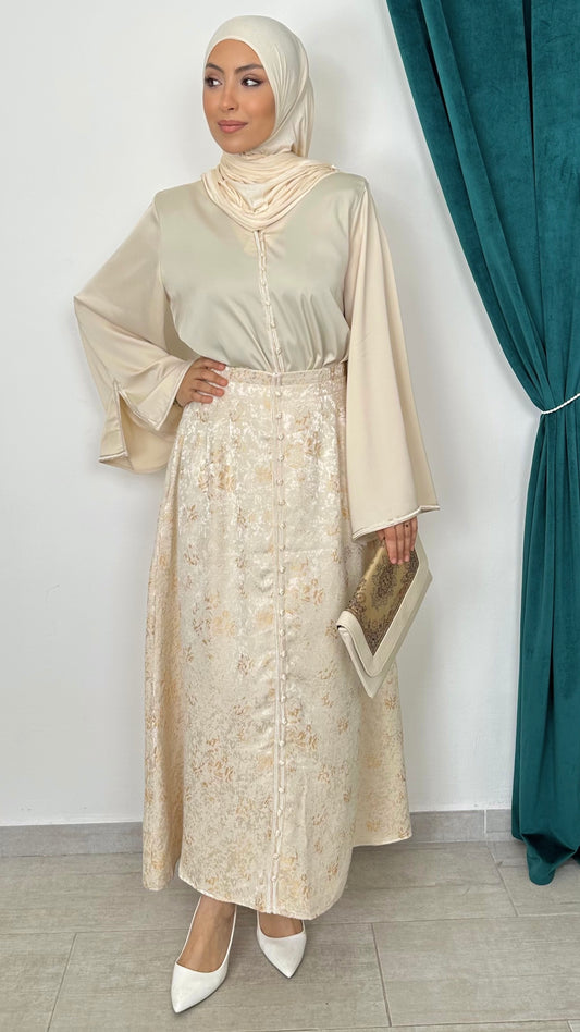 Coordinato Aurea Beige - Hijab Paradise 
